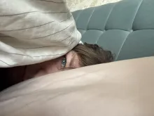 Me hiding under the covers